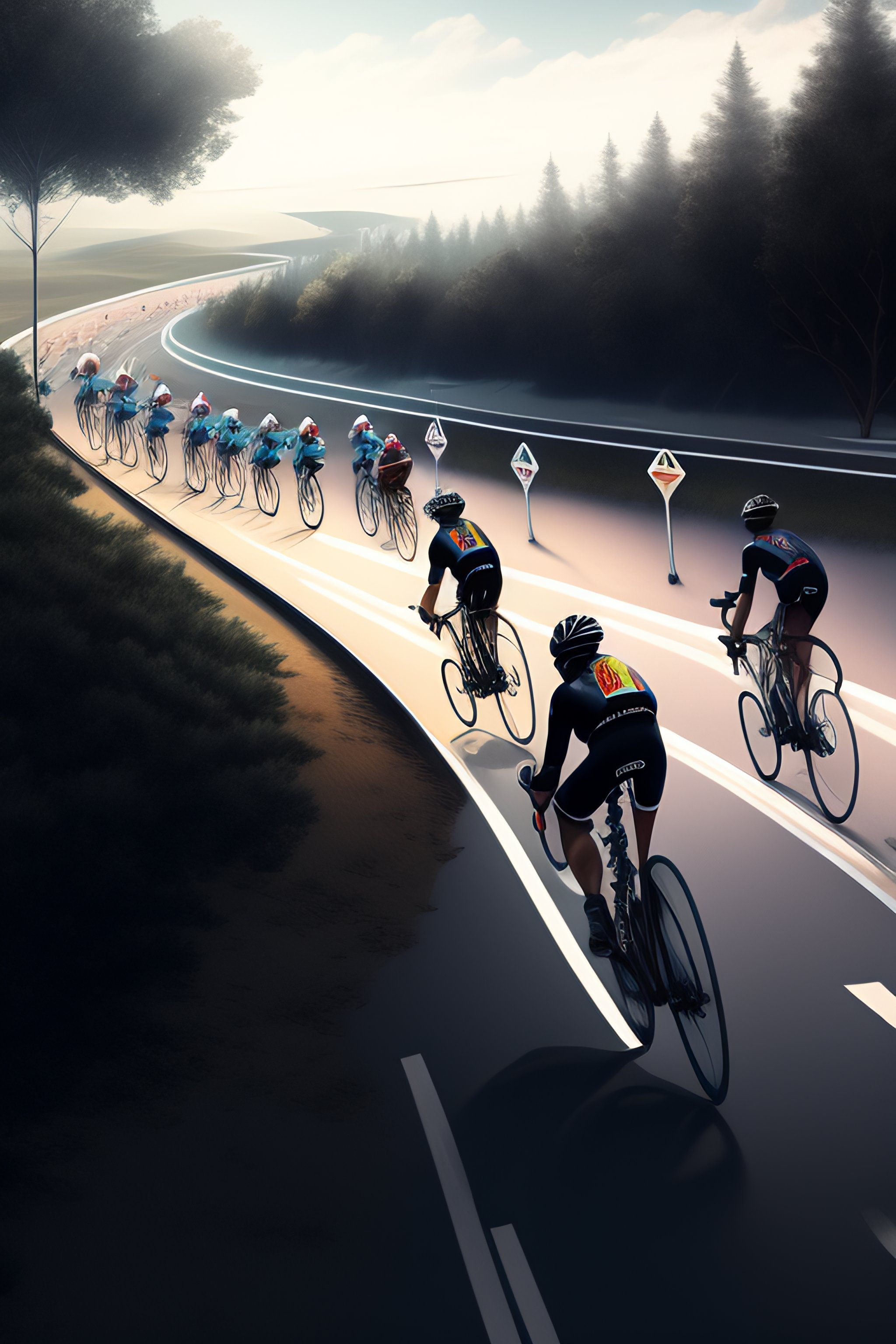 Cycling team as an illustration to the dev teams that you can find on Nordics.io